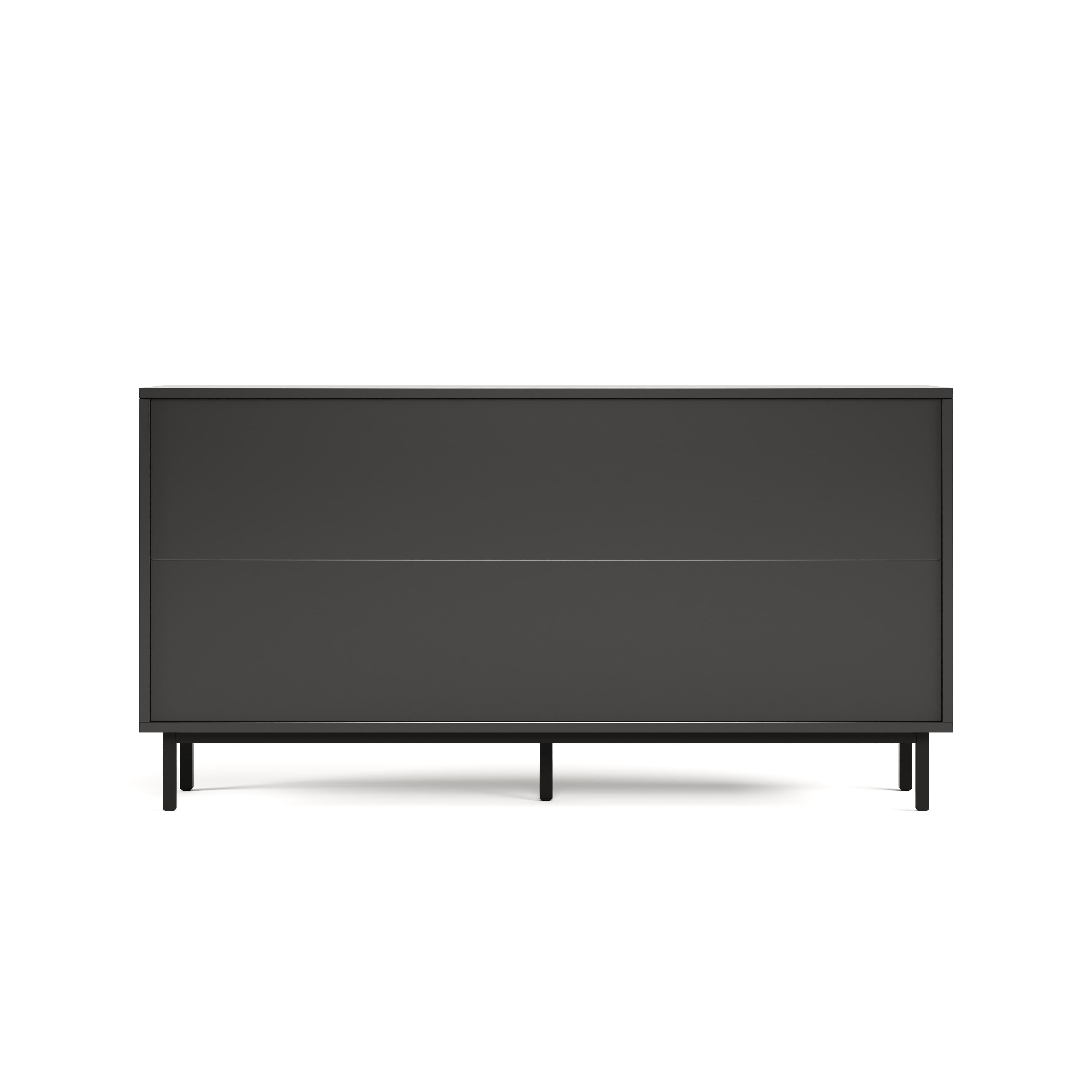 Aukfa Modern Accent Cabinet with Stained Glass Doors,Decorative Storage Sideboard for Living Room/Dining Room/Entryway,Black