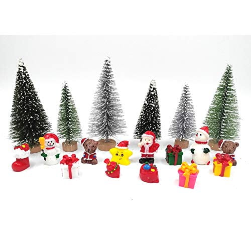 BBtoysHK Doll House Miniature Christmas Tree with Ornament decoration Set 