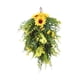 thumbnail image 5 of Lágrima flores artificiales guirnalda 20 pulgadas de largo letrero de bienvenida decorativa guirnalda para la sala de estar pared, 5 of 9
