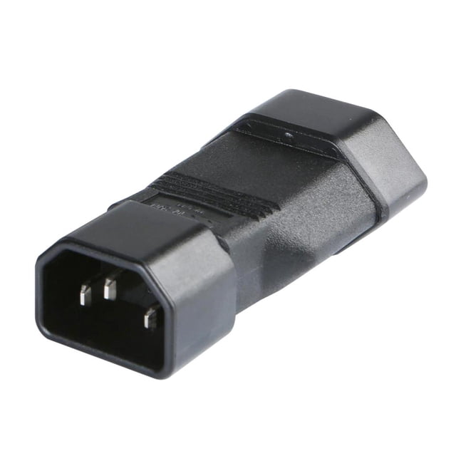 Adaptador IEC 320 shamjiam C14 a Clavija Cloverleaf Euro 41x25x72 mm