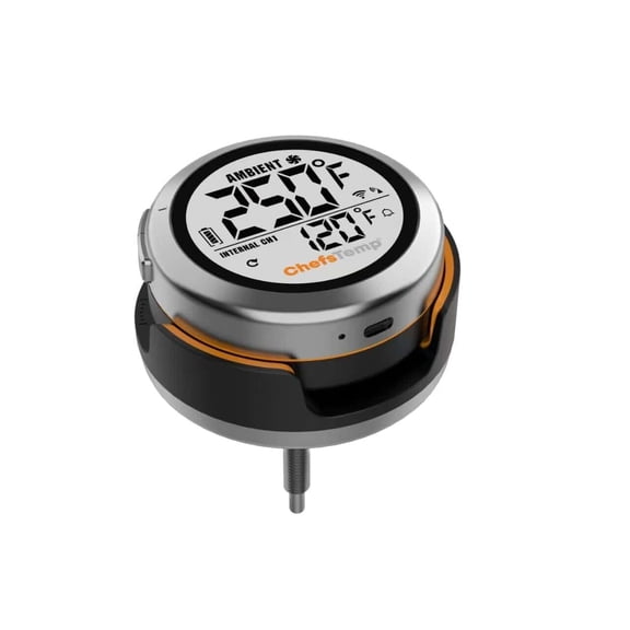 ProTemp S1 Patented Smart Grill Gauge Thermometer Hub Wi-Fi and Bluetooth for Weber Genesis/Spirit Napoleon Prestige PRO Slow 'N Sear Gas Grill Upgrade Replacement Accessories (Gas Grill Version)