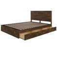 thumbnail image 5 of Nexera Nocce Storage Bed with Plank Effect Headboard, Truffle, 5 of 8