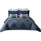 thumbnail image 2 of Edredón King Size Xl Azul Doble Vista Neo Belk Concord, 2 of 2