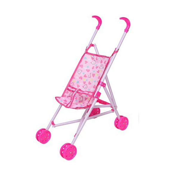 ZOUBAOQ Collection de Rêves, Poussette Poupée - Poussette Parapluie Pliable en Métal pour Jeu de Rôle Réaliste - 21