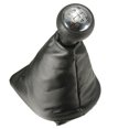 thumbnail image 2 of relayinert Gear Knob Leather Car Gear Lever Automobile Repair Accessory Replacement for 307/206/406 1Set, 2 of 6
