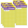 thumbnail image 2 of TREND Neon Yellow Smiles superSpots Stickers, 800 Per Pack, 6 Packs, 2 of 2