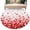 Red, variant on Ombre Teal Polka Dot Area Rugs 2.7'x5', Washable Small Throw Rugs for Kitchen Bedroom, Abstract Watercolor Geometric Gradient Indoor Outdoor Rug Non-Slip Low Pile Carpet Runner Reversible Floor Mats