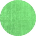 thumbnail image 1 of Ahgly Company Indoor Round Oriental Emerald Green Industrial Area Rugs, 5' Round, 1 of 4