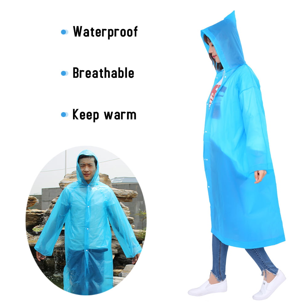 Kids/Adult  Camping Emergency Hiking Poncho Rain Gear Rain Coat Rainwear 