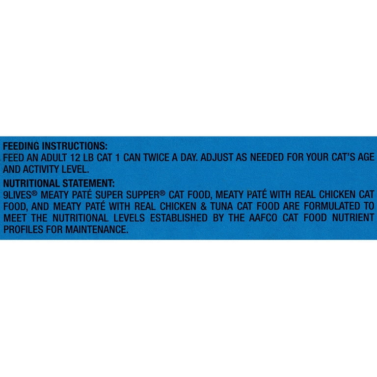 9Lives PatÃ© Variety Pack, Wet Cat Food, 5.5-Ounce Cans, 12-Count