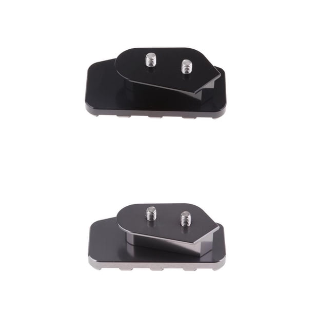 Soporte de almohadilla de extensión de soporte lateral de pie de aleación CNC para G310GS G310R 17-18 + Scooter de motocicleta negro Soledad Extensión del pedal de la palanca de freno