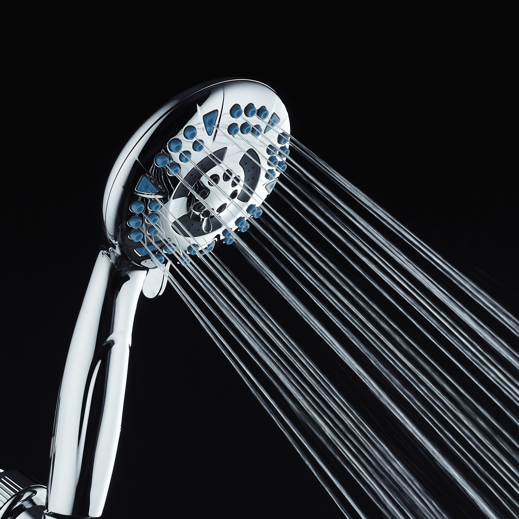 AquaCare High-pressure 6-setting Luxury Handheld Showerhead with Antimicrobial Nozzles