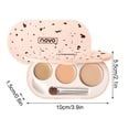 thumbnail image 2 of Mareep Concealer Palettes, Tring Color Concealer,Color Mixing Concealer Three Color Concealer Cream to Cover The Face with Dark Circles, Spots, Dreckles, 2 of 4