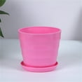 thumbnail image 2 of Flowerpots with Dish Ceramic, Pot Flowerpot Colourful Succulent Decor Plastic Flower & Garden, Flower Pots, 2 of 5