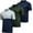 Set B, variant on 3 Pack: Men's Quick-Dry Short Sleeve Athletic Performance Polo Shirt (Available In Big & Tall)