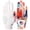 Orange, variant on Golf Gloves Women Left Right Hand Leather with Ball Marker Value Pack, Colored Glove for Ladies Right Left Handed Golfer All Weather Grip