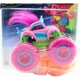 thumbnail image 2 of Hot Wheels Monster Trucks DreamWorks Trolls - Poppy - 1:64 Scale, Includes Crushed Car, 2 of 6