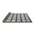 thumbnail image 2 of Ahgly Company Indoor Round Checkered Gray Modern Area Rugs, 8' Round, 2 of 4