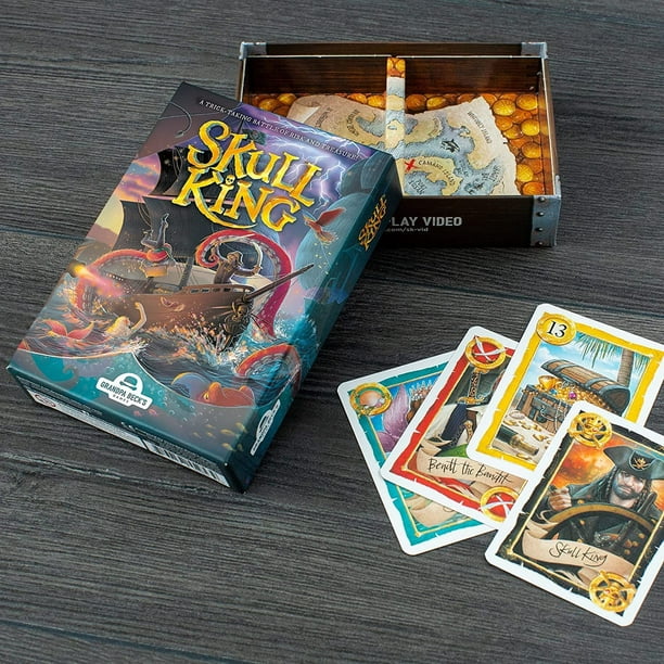 Skull King - Le jeu ultime de prise de tours de pirates, des créateurs de  Cover Your Assets, les jeux de grand-père Beck