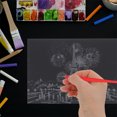 thumbnail image 1 of LIFKOME Stylo à Gratter en Fer Noir pour Projets Artistiques Enfants Adultes Rentrée Scolaire, 1 of 8