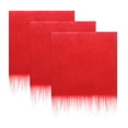 thumbnail image 1 of Unique Bargains Faux Fur Fabric Square, 10x10 Inches Furry Fur Patches Plush Rug Red for Crafts Christmas Decoration Pack of 3, 1 of 5