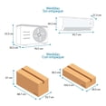 thumbnail image 4 of Minisplit Samsung Advance Inverter Solo Frío 1.4 Toneladas (17000 BTU's) 220V AR18BVHQASI/AX, 4 of 4