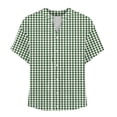 thumbnail image 5 of Zorckvet Blouses for Women Summer Tops Short Sleeve Cotton Linen Button Down Fashion Loose Fit Womens Shirts, 5 of 5