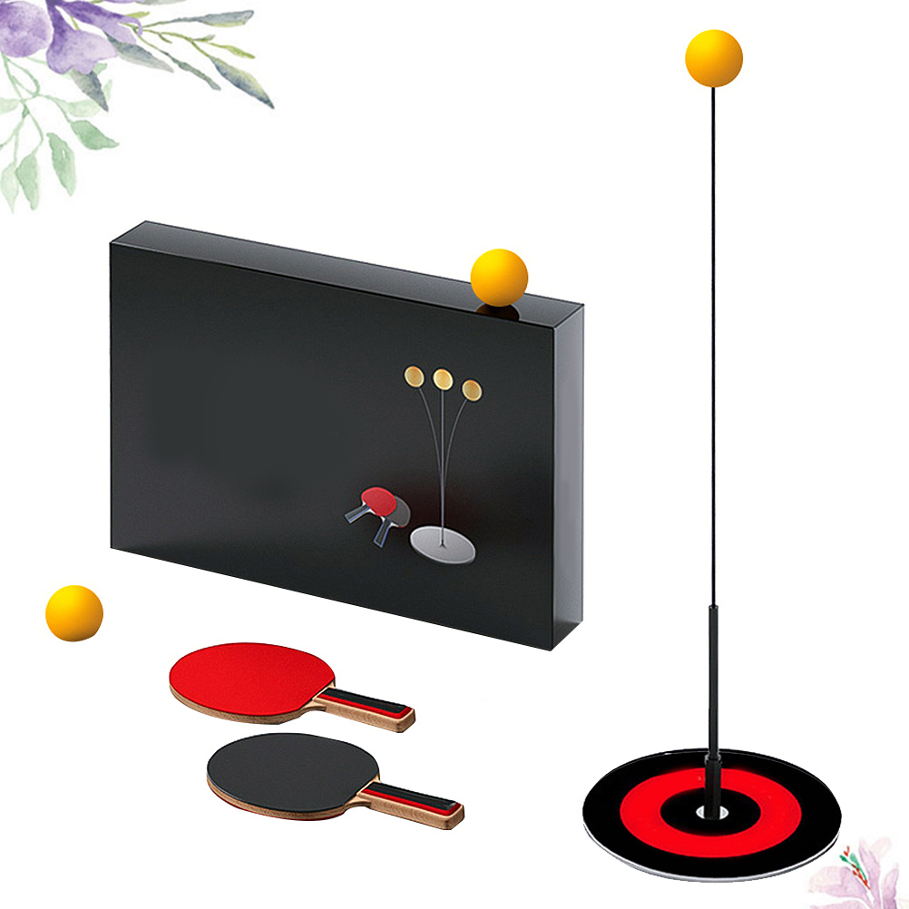 AURARMLET Table Tennis Set for All Skill Levels, Racket with Case, 1 Set for Beginners and