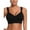 Black, variant on Munlar Plus Size Sports Bras for Women Wireless High Impact Support Halter Sports Bra Padded White Bounce Control Sports Bras L