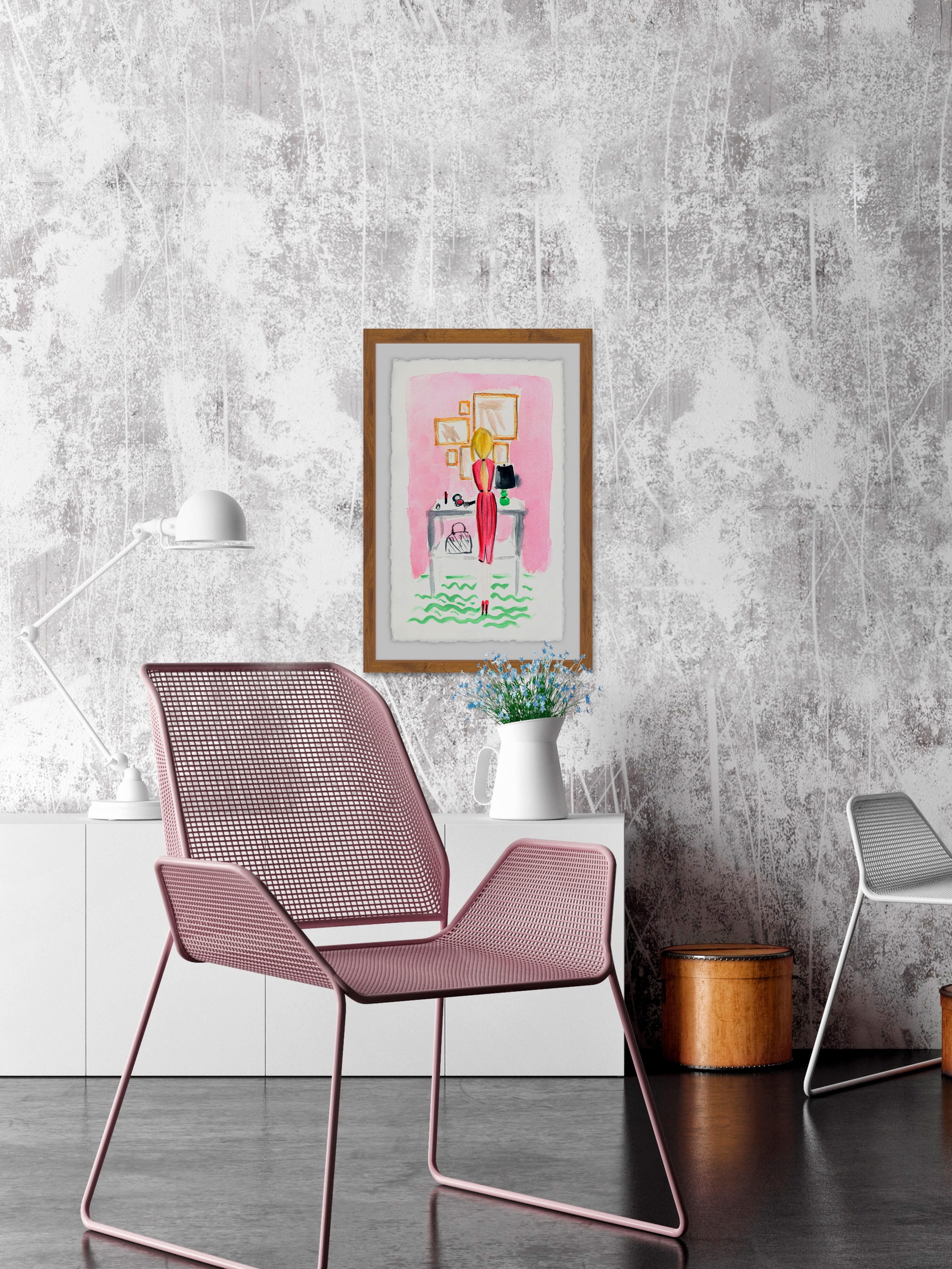 Getting Ready Framed Painting Print
