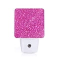 thumbnail image 1 of Fotbe Rose Red Glitter Luz Nocturna LED, Luz de Noche con Sensor de Luz Natural de Anochecer a Amanecer, Se Enchufa a la Pared, Blanco Cálido 0.5W-US, 1 of 7