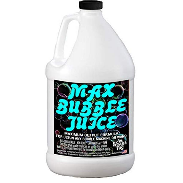 Froggys Fog 1 Gallon MAX Bubble Juice Fluid 10x the Bubbles from
