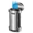 thumbnail image 2 of Visol Rhino Brushed Chrome Quad Flame Cigar Lighter, 2 of 3