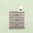 thumbnail image 6 of Furinno Tidur Simple Design 3-Drawer Dresser with Handle, French Oak Grey, 6 of 6