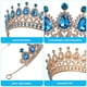 thumbnail image 2 of KAKOWELY Diadema de novia con diamantes de imitación, tocado de novia, tiara de niña, corona de tiara de niña, diadema de novia para banquete, 2 of 4
