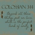 thumbnail image 2 of Greene, Taylor 15x15 Black Ornate Wood Framed with Double Matting Museum Art Print Titled - Colossians 3-14, 2 of 4