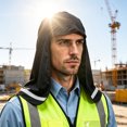 thumbnail image 2 of Mens Cooling Skull Cap with Neck Shade Elastic Reflective Outdoor Work Sun UV Protection Hat for Construction Sanitation Workers, 2 of 5