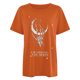 thumbnail image 4 of Camiseta de manga corta con cuello redondo y estampado de calavera de sol y luna informal a la moda para mujer Pompotops hkajfhjk458292, 4 of 4