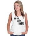 thumbnail image 4 of Mom Life Best Job Ever Mothers Day Tank Top Tee Shirt Women Brisco Brands L, 4 of 6