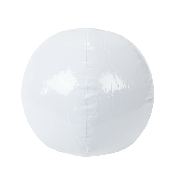 White 11" Beach Ball - Party Favors - 12 Pieces