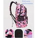 thumbnail image 4 of Mochila con estampado geométrico, de hojas o de galaxias para niñas y niños, mochila de escuela primaria, 4 of 5