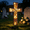 Bronze Cross, variant on Solar Powered Memorial Garden Lights 38 Inch Waterproof Metal Stake Lights for Graves, Cemetery Decor with Dual Lighting Modes Thoughtful Remembrance Gift