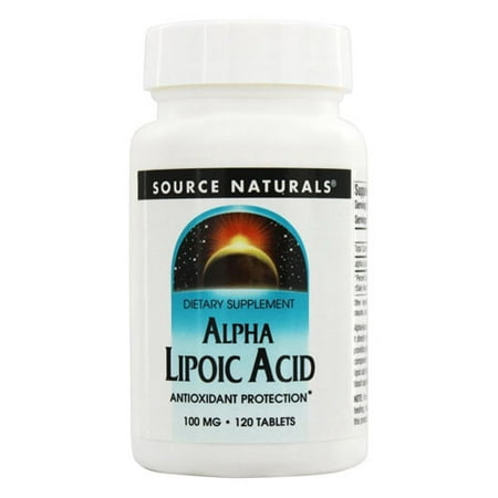 Source Naturals acide alpha-lipoïque 100 mg - 120 Ea