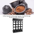 thumbnail image 3 of Wall Mount Coffee Capsules Holder, Modern Design Sturdy ABS Material Large Capacity Adhesive Coffee Pod Storage Rack for Office DormitoryWhite, 3 of 7