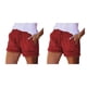 thumbnail image 1 of Pantalones cortos de mezclilla Sonducket para mujer con cordón de Cintura alta suave, 1 of 6