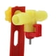 thumbnail image 3 of Juego de 10 vasos para beber para pollos, bebedero automático para tetina para aves de corral, taza colgante, accesorios para granja (bebedor de bolas de acero de tres vías), 3 of 8