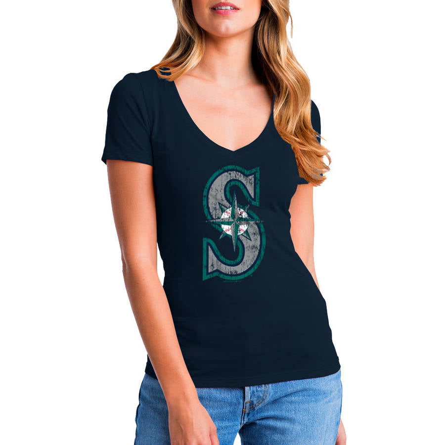 MLB Seattle Mariners Women's Short Sleeve Team Color Graphic Tee ...