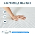 thumbnail image 6 of GJQ 6 inch Twin Mattress Gel Memory Foam Mattress with Cooling Green Tea Gel for Cool Sleep,Adult, 6 of 10