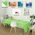 thumbnail image 2 of (12 Pack) Apple Green Premium Rectangle Heavy-Duty Plastic Table Covers (Reusable), 2 of 7