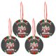 thumbnail image 1 of Fiudx Artículos en oferta con ofertas flash Regalo de Navidad para ella Colgante de Navidad Decoración para árbol de Navidad 4 piezas, 1 of 6